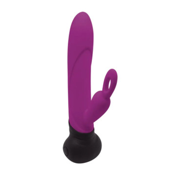 Вібратор з обертанням стовбура Adrien Lastic Mini Bonnie з петелькою для пальчика – купити