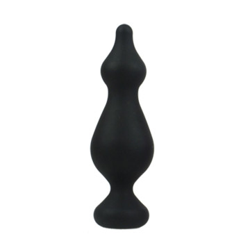 Анальна пробка Adrien Lastic Amuse Big Black (L) з двома переходами, макс. діаметр 4,4 см – купити