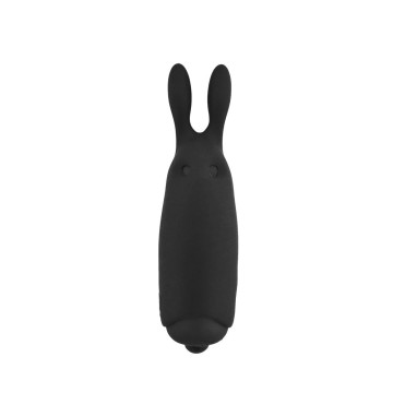 Віброкуля Adrien Lastic Pocket Vibe Rabbit Black зі стимулювальними вушками – купити