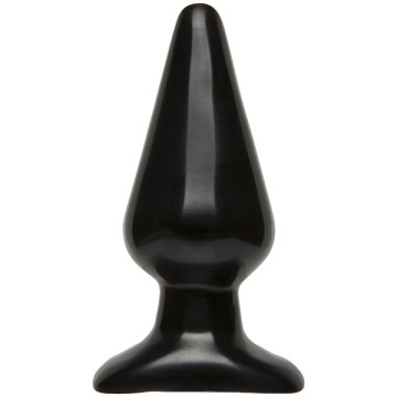 Анальна пробка Doc Johnson Smooth Classic Large - Black, макс. діаметр 5,7 см – купити