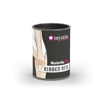 Мастурбатор-яйце Mystim MasturbaTIN Ribbed Rita – купити