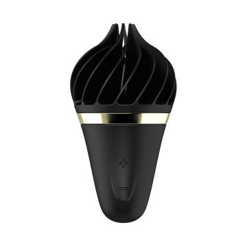 Морозиво-спінатор Satisfyer Lay-On - Sweet Treat Black/Gold, 10 режимів роботи, водонепроникний – купити