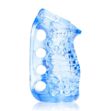 Мастурбатор Fleshlight Fleshskins Grip Blue Ice, надійна фіксація на руці, відмінно для пар та мінет – купити