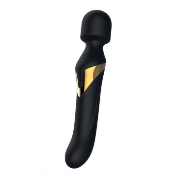 Вібромасажер 2в1 Dorcel Dual Orgasms Gold класичний масажер і вібратор з перлинним масажем – купити