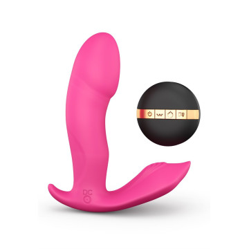 Вібратор Dorcel Secret Clit з підігрівом і пультом ДК, можна під одяг, голосове керування – купити