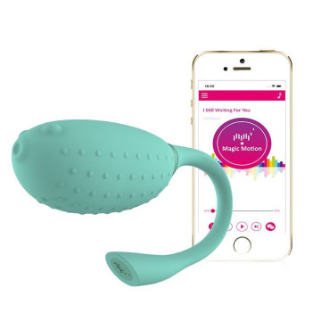 Смарт-віброяйце Magic Motion Fugu Green на керуванні через смартфон, 9 режимів вібрації – купити