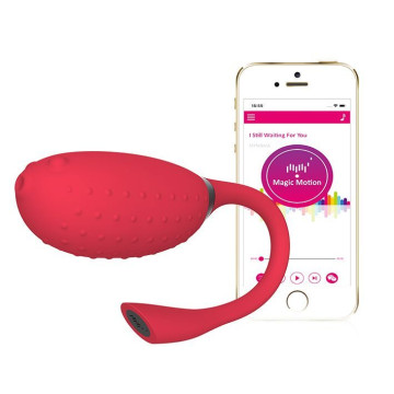 Смарт-віброяйце Magic Motion Fugu Red на керуванні через смартфон, 9 режимів вібрації