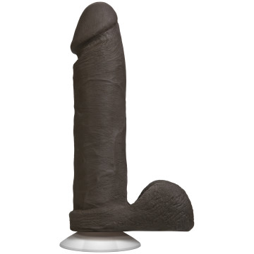 Фалоімітатор Doc Johnson The Realistic Cock 8 inch Black - ULTRASKYN, Vack-U-Lock, діаметр 5,1 см – купити