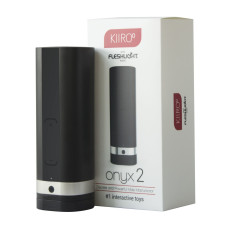 Інтерактивний мастурбатор Kiiroo Onyx 2, 10 стискальних кільця, не треба рухати, теледільдоніка
