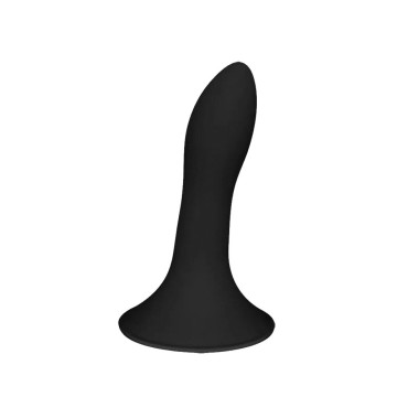 Дилдо з присоскою Adrien Lastic Hitsens 5 Black, відмінно для страпона, діаметр 2,4 см, довжина 13см – купити