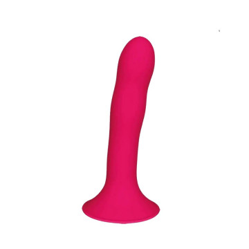Дилдо з присоскою Adrien Lastic Hitsens 4 Pink, відмінно для страпона, діаметр 3,7см, довжина 17,8см – купити