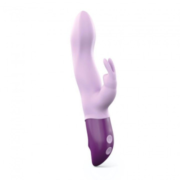 Вібратор-кролик Love To Love Hello Rabbit Violet з гнучким стовбуром і стимуляцією точки G, 2 мотори – купити