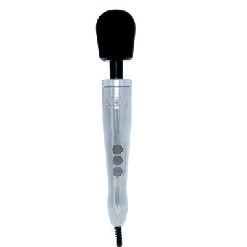 Вібромасажер DOXY Die Cast Polished (Silver), дуже потужний, живлення 220В, металевий корпус – купити
