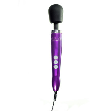 Вібромасажер DOXY Die Cast Purple, дуже потужний, живлення 220В, металевий корпус – купити