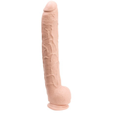 Фалоімітатор Doc Johnson Dick Rambone Cock White, діаметр 6 см, довжина 42 см, ПВХ