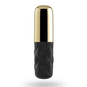 Потужний мінівібратор Satisfyer Sparkling Darling Gold зі знімним ковпачком, 15 режимів роботи – купити