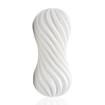 Мастурбатор Tenga Flex Silky White зі змінною інтенсивністю, можна скручувати – купити