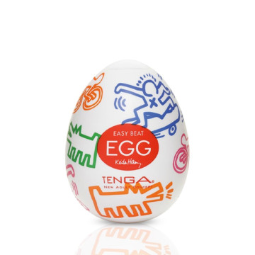 Мастурбатор-яйце Tenga Keith Haring Egg Street – купити