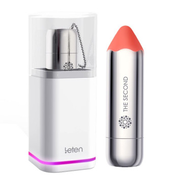 Віброкуля Leten The Second scented orange з індукційною зарядкою, водонепроникна, дуже потужна – купити