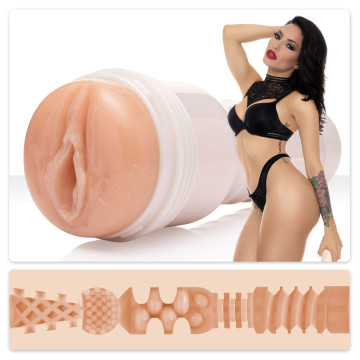 Мастурбатор Fleshlight Girls: Kissa Sins - Insatiable, зі зліпка вагіни, дуже ніжний – купити