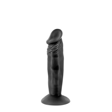 Фалоімітатор із присоскою Real Body — Real Zack Black, TPE, діаметр 3,7 см – купити