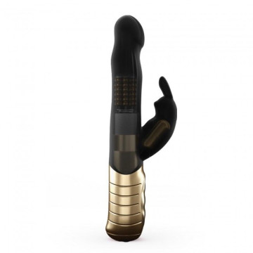Вібратор-кролик Dorcel Baby Rabbit Gold 2.0 з перлинним масажем і головкою, що обертається – купити