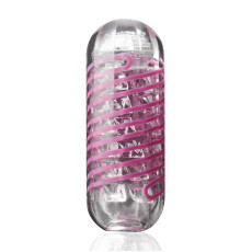Мастурбатор Tenga Spinner 06 Brick з пружною стимулювальною спіраллю всередині