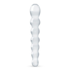 Скляний дилдо у вигляді намистин Gildo Glass Dildo No. 19
