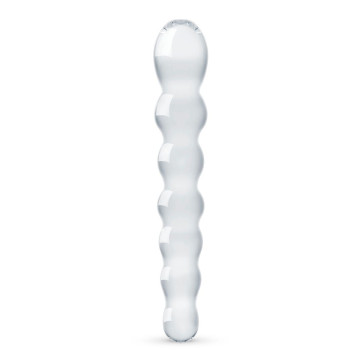 Скляний дилдо у вигляді намистин Gildo Glass Dildo No. 19 – купити