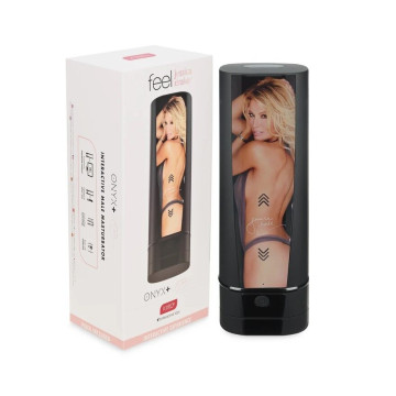 Мастурбатор Kiiroo Onyx + Jessica Drake, 10 стискних кілець, не треба рухати, теледільдоніка – купити