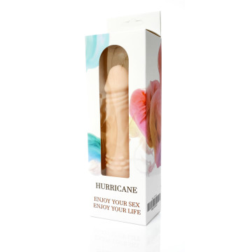 Вібратор BOSS Cyberskin - HURRICANE, довжина 18,5 см, діаметр 4,5 см – купити