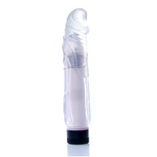 Вібратор Boss Series - Juicy Jelly Multispeed Clear, довжина 22 см, діаметр 4 см
