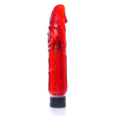 Вібратор Boss Series - Juicy Jelly Multispeed Red, довжина 22 см, діаметр 4 см