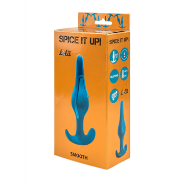 Анальний плаг Spice it up Smooth-Aquamarine – купити