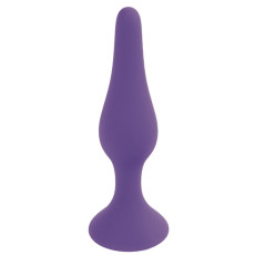 Анальный плаг Silicone Plug Purple - Large,