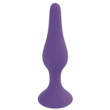 Анальний плаг Silicone Plug Purple - Large – купити