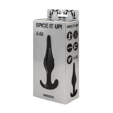 Анальний плаг Spice it up Smooth-Black – купити