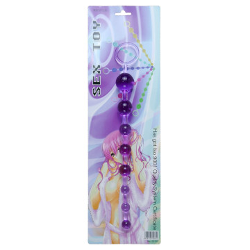 Анальні намиста Jelly Anal Beads PURPLE – купити