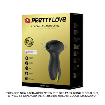 Вакуумний вібростимулятор клітора Baile PrettyLove - Hammer Royal Plesure – купити