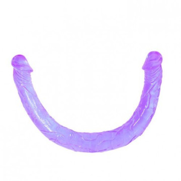 Подвійний фалоімітатор - Double Dong PURP – купити