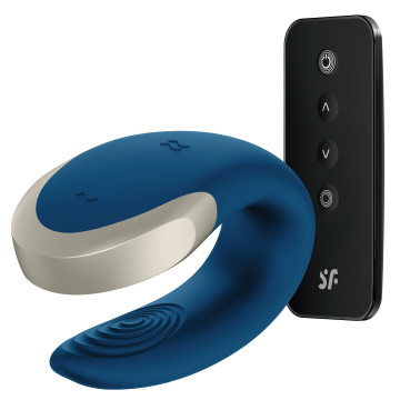 Смарт-вібратор для пар Satisfyer Double Love (Blue) – купити