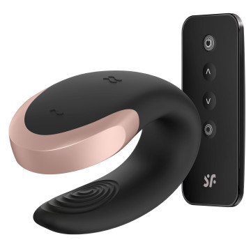 Смарт-вібратор для пар Satisfyer Double Love (Black) – купити