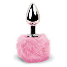Анальна пробка FeelzToys - Bunny Tails Butt Plug Pink