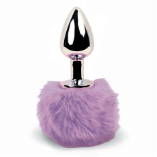 Анальна пробка FeelzToys - Bunny Tails Butt Plug Purple