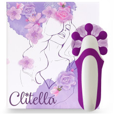 Стимулятор з імітацією оральних пестощів FeelzToys - Clitella Oral Clitoral Stimulator Purple