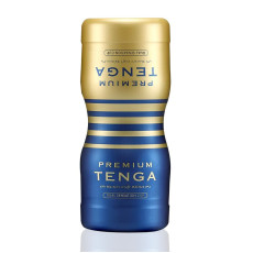 Мастурбатор Tenga Premium Dual Sensation Cup, двосторонній, з двома незалежними каналами