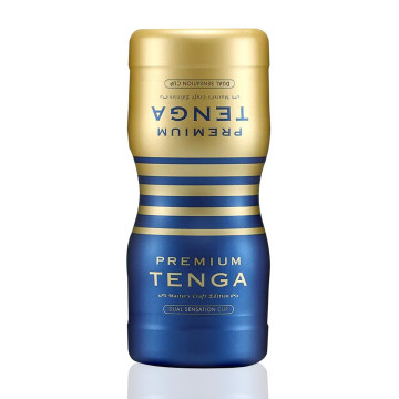 Мастурбатор Tenga Premium Dual Sensation Cup, двосторонній, з двома незалежними каналами – купити