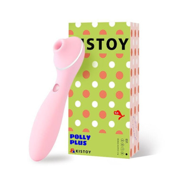 Вакуумний вібратор KISTOY Polly Plus Pink – купити