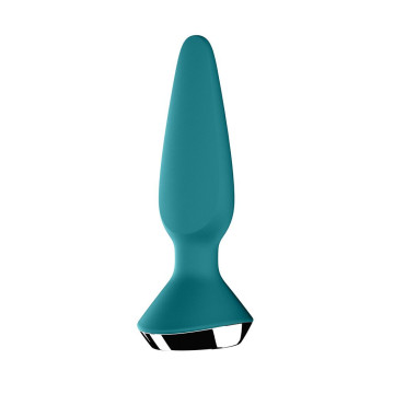 Анальна смарт-вібропробка Satisfyer Plug-ilicious 1 Petrol – купити