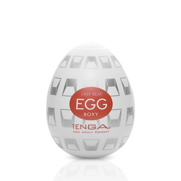 Мастурбатор-яйце Tenga Egg Boxy з геометричним рельєфом – купити